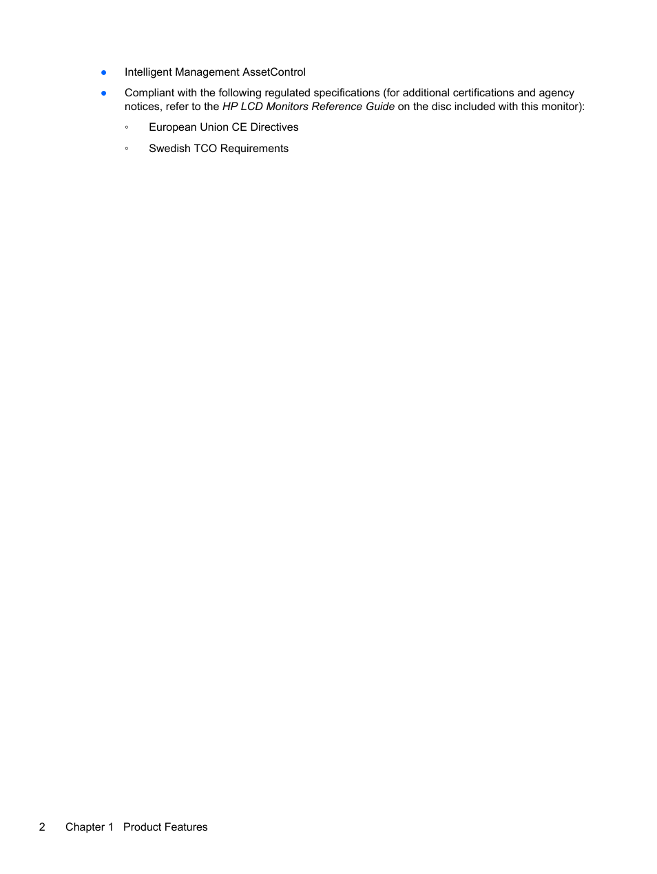 HP EliteDisplay E190i 18.9-in 54 LED Backlit IPS Monitor User Manual | Page 8 / 23