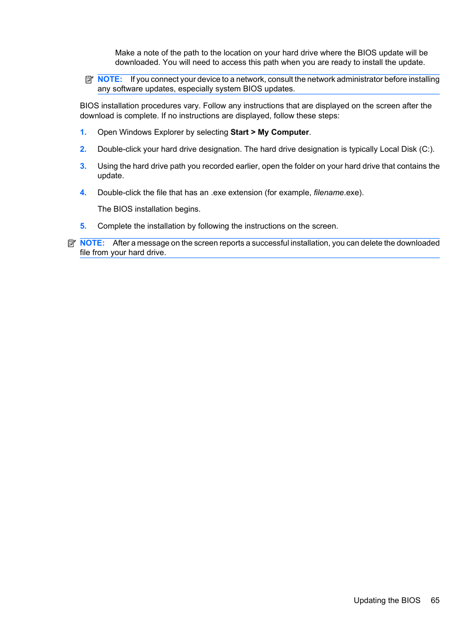 HP Mini 1132TU PC User Manual | Page 73 / 82