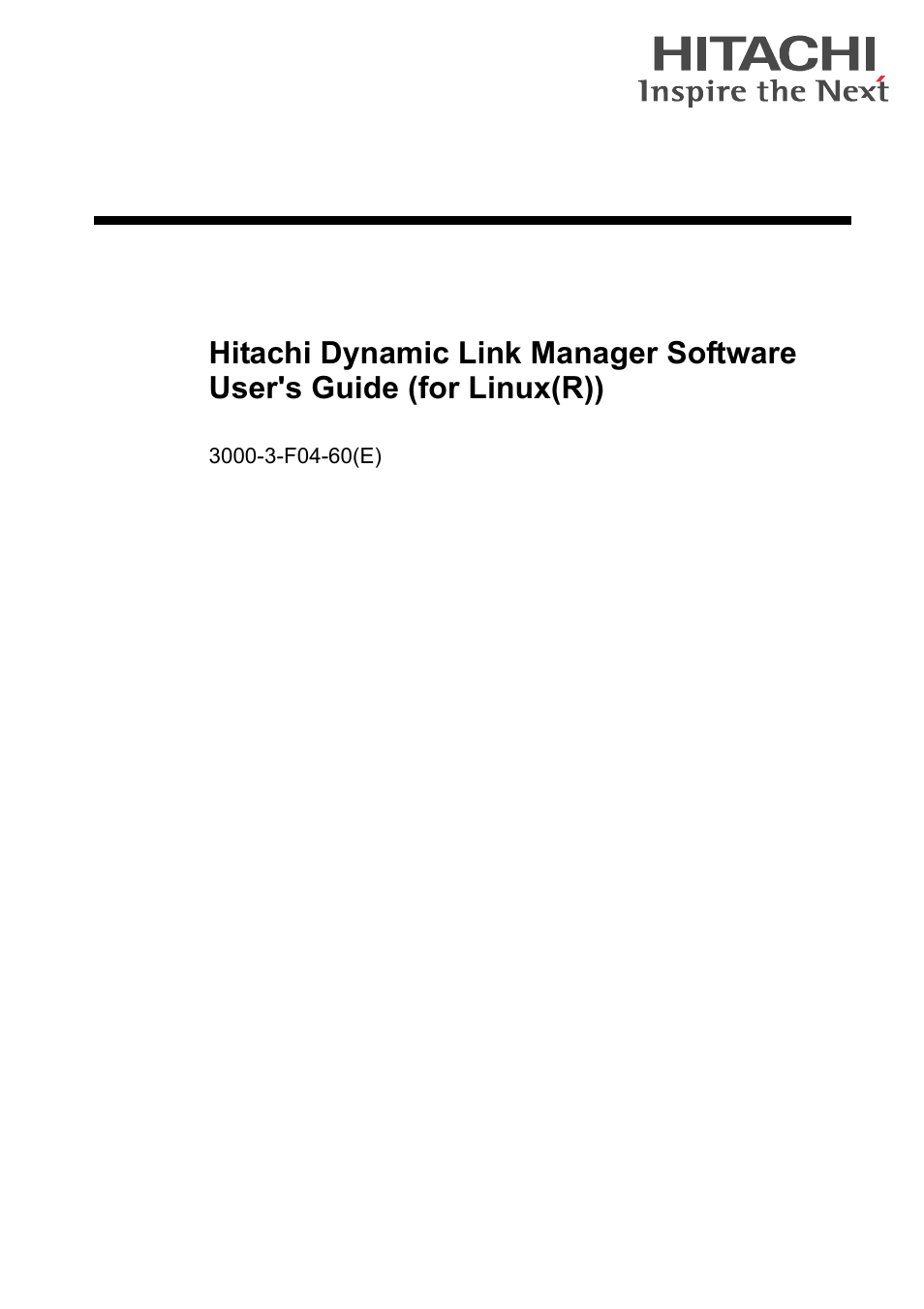 HP Hitachi Dynamic Link Manager Software User Manual | 746 pages