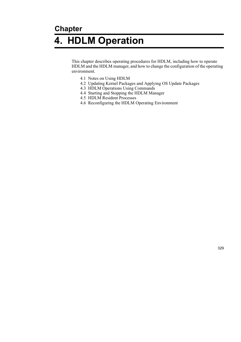 Hdlm operation, Chapter | HP Hitachi Dynamic Link Manager Software User Manual | Page 353 / 746