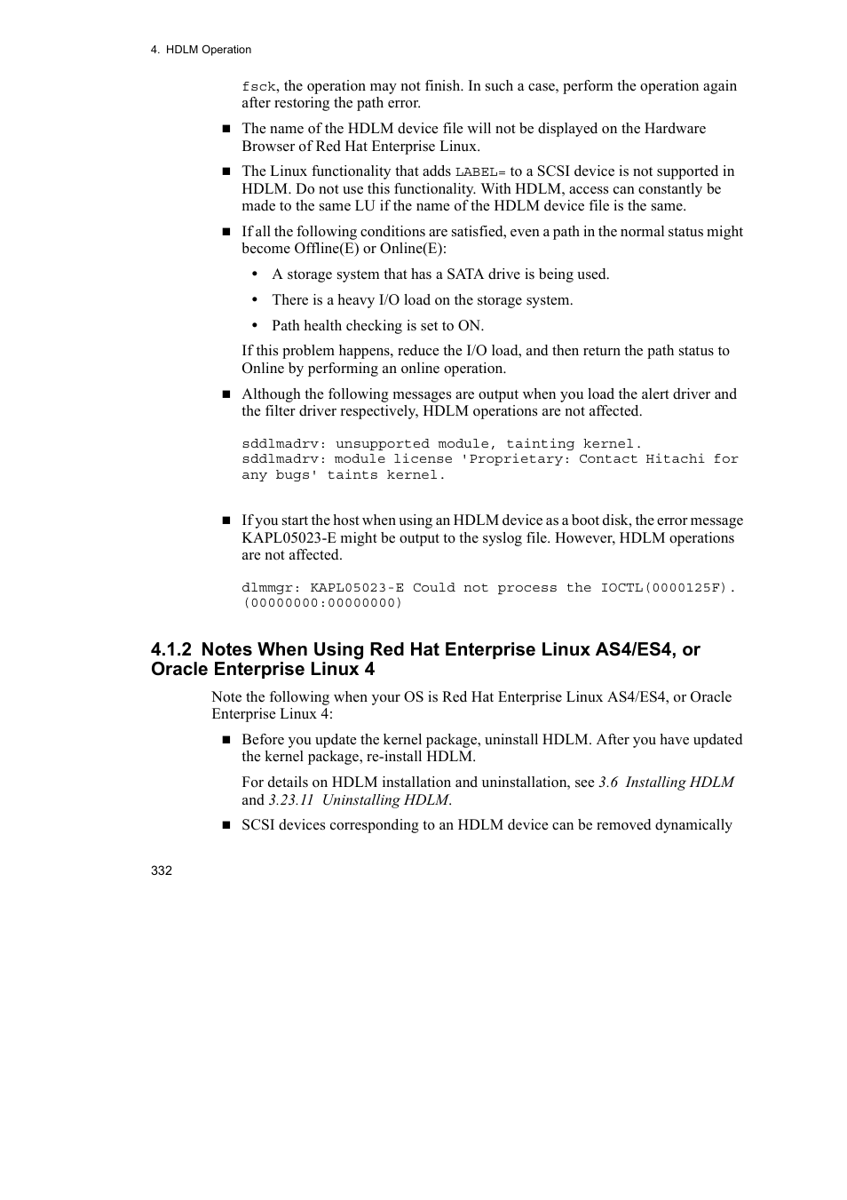 HP Hitachi Dynamic Link Manager Software User Manual | Page 356 / 746