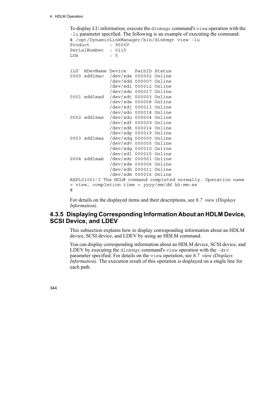 HP Hitachi Dynamic Link Manager Software User Manual | Page 368 / 746