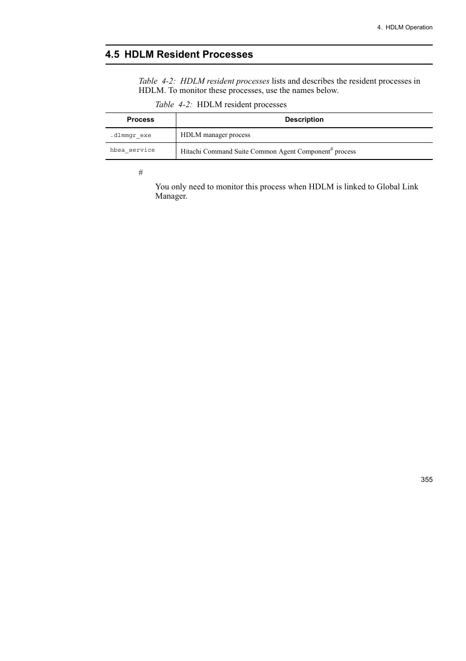 5 hdlm resident processes | HP Hitachi Dynamic Link Manager Software User Manual | Page 379 / 746