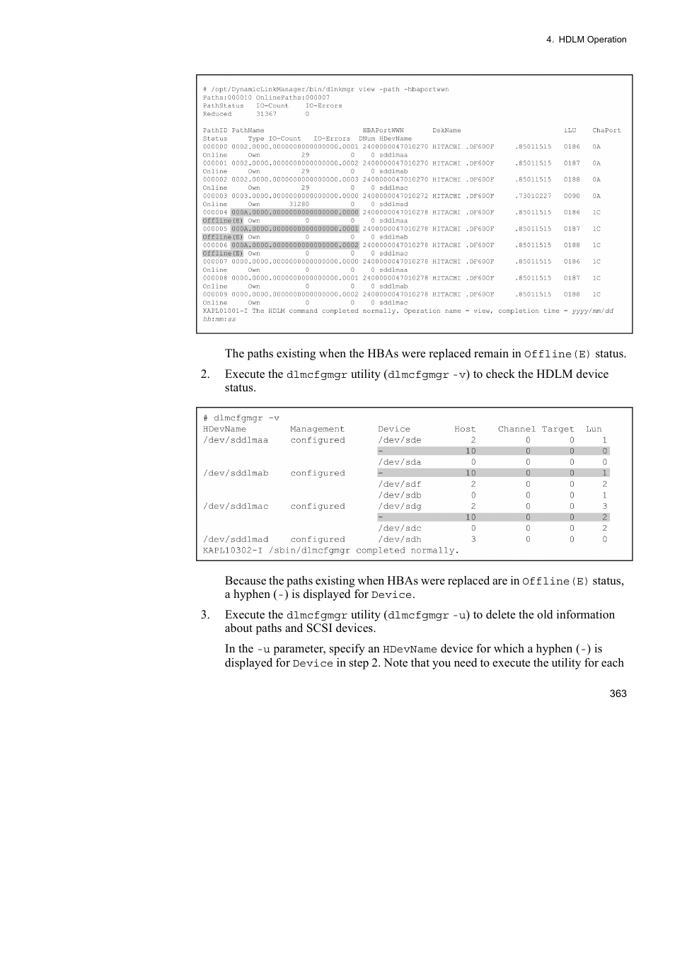 HP Hitachi Dynamic Link Manager Software User Manual | Page 387 / 746