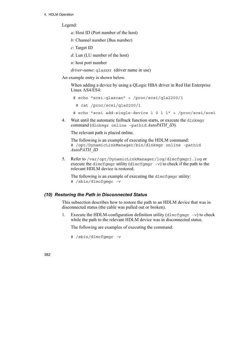 HP Hitachi Dynamic Link Manager Software User Manual | Page 406 / 746