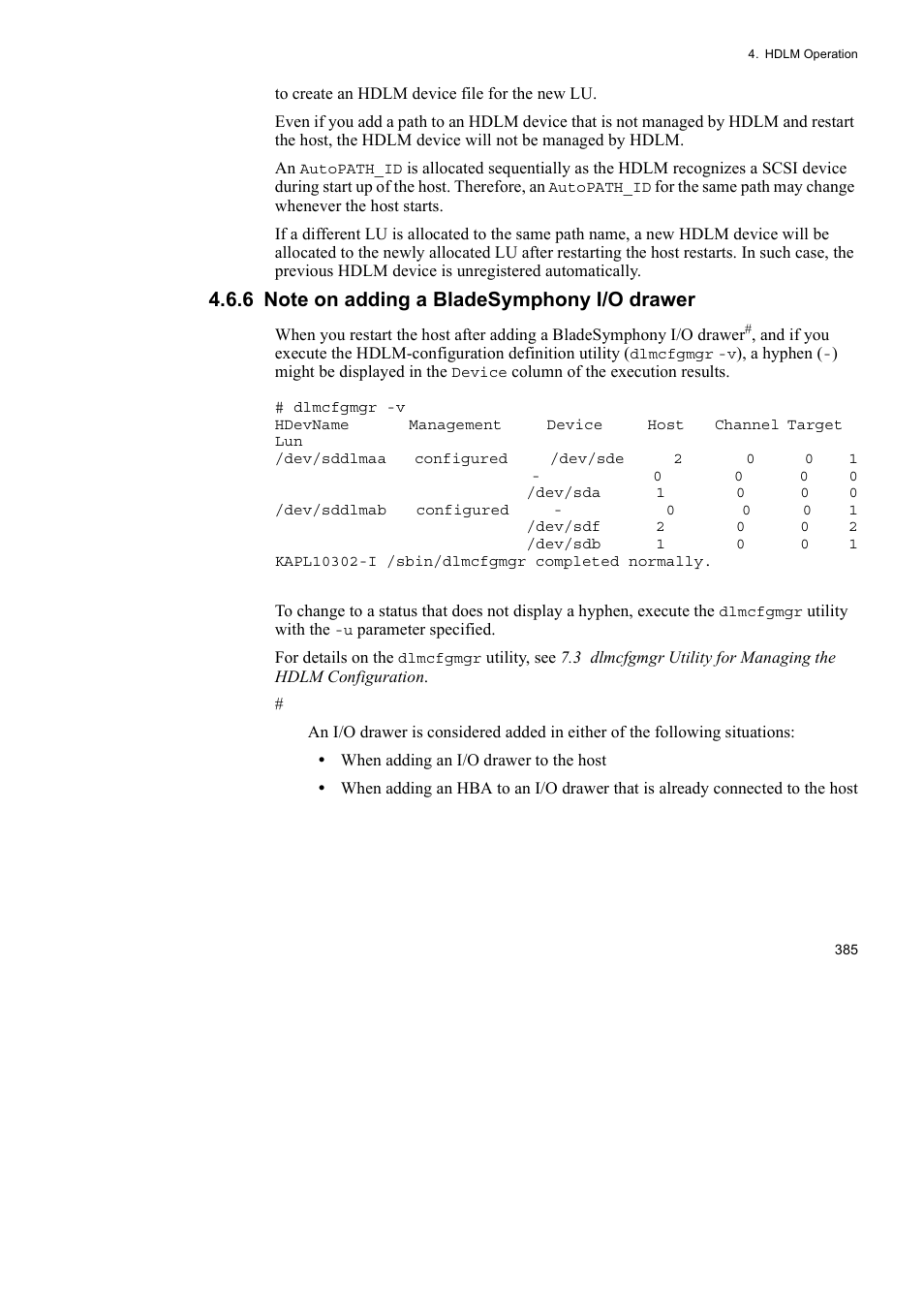 HP Hitachi Dynamic Link Manager Software User Manual | Page 409 / 746