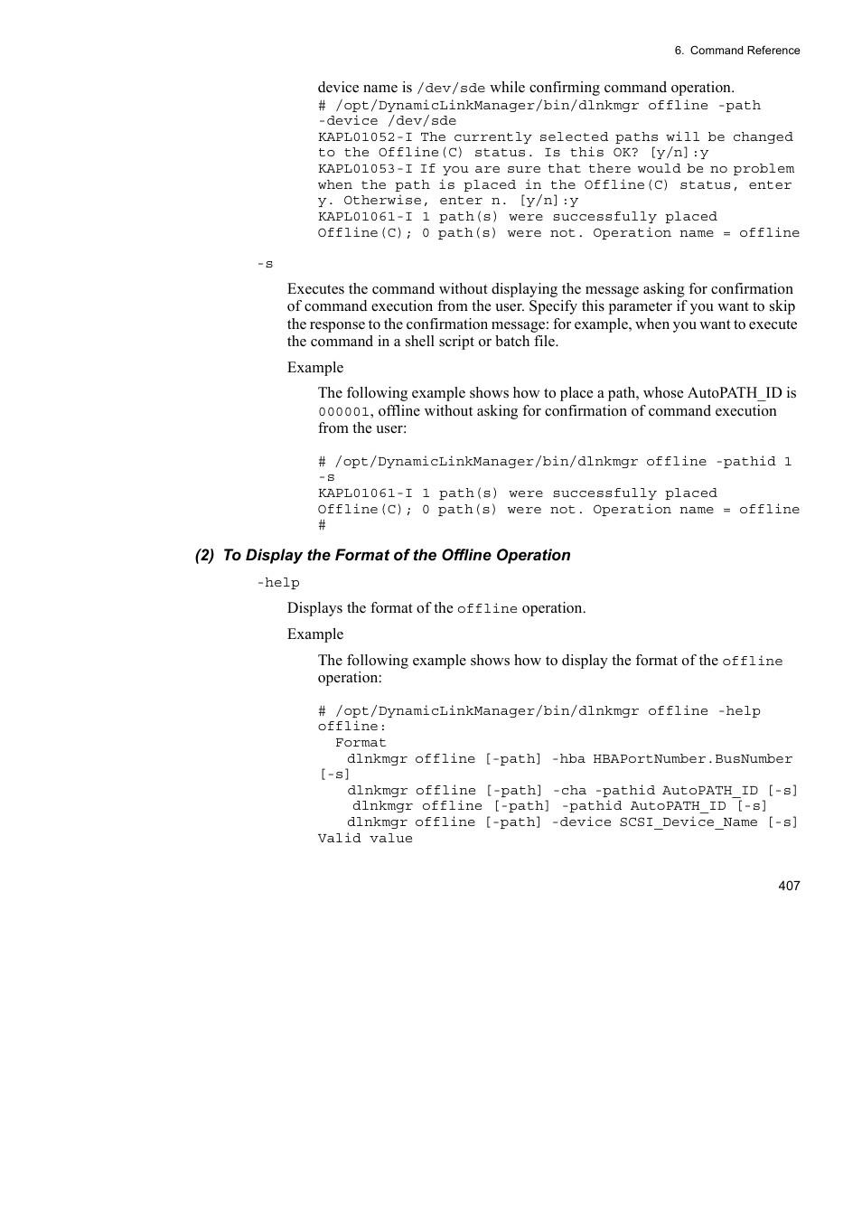 HP Hitachi Dynamic Link Manager Software User Manual | Page 431 / 746