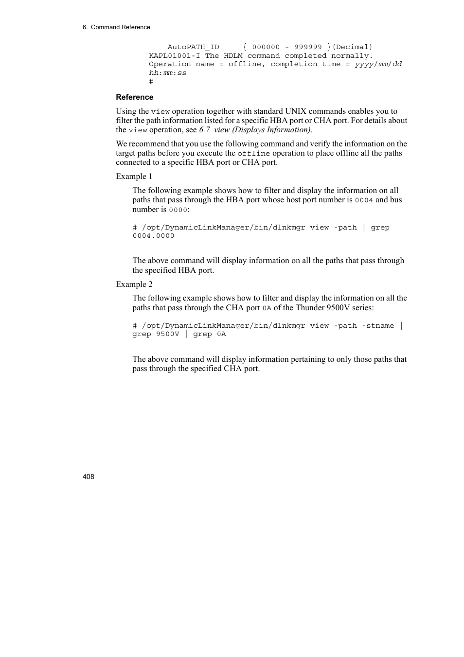 HP Hitachi Dynamic Link Manager Software User Manual | Page 432 / 746