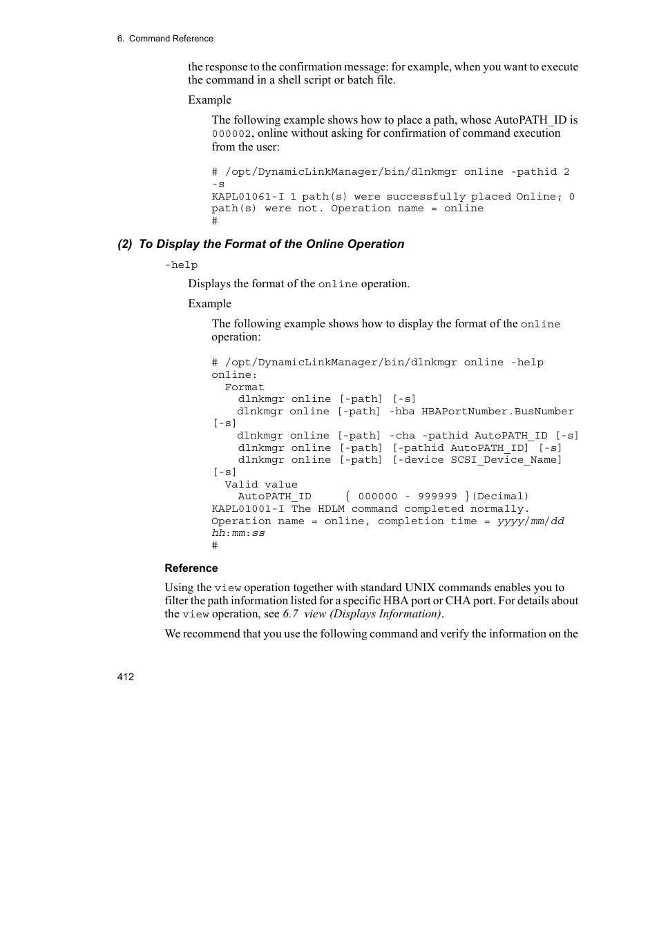 HP Hitachi Dynamic Link Manager Software User Manual | Page 436 / 746