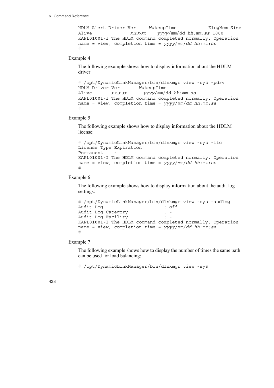 HP Hitachi Dynamic Link Manager Software User Manual | Page 462 / 746