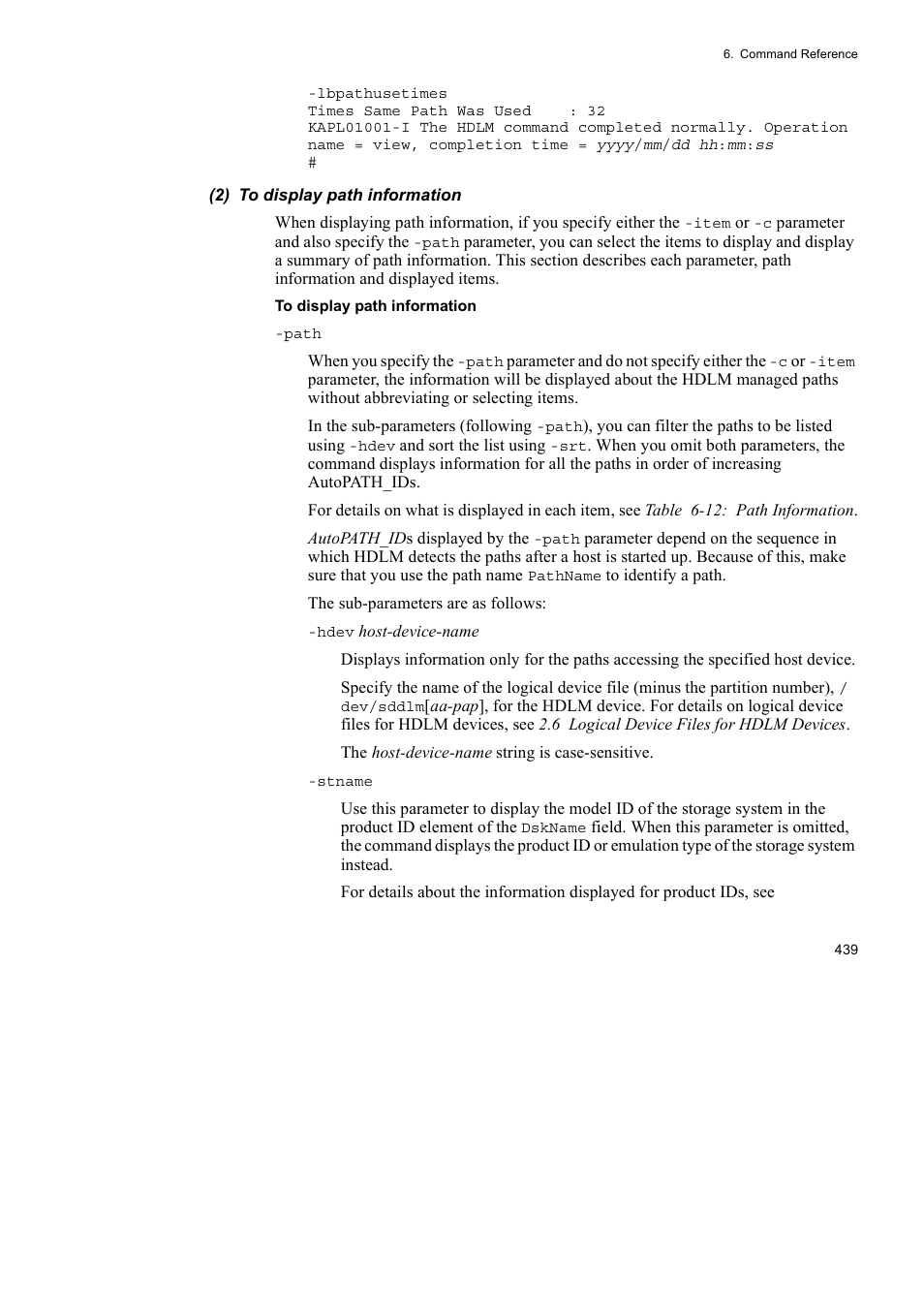 HP Hitachi Dynamic Link Manager Software User Manual | Page 463 / 746