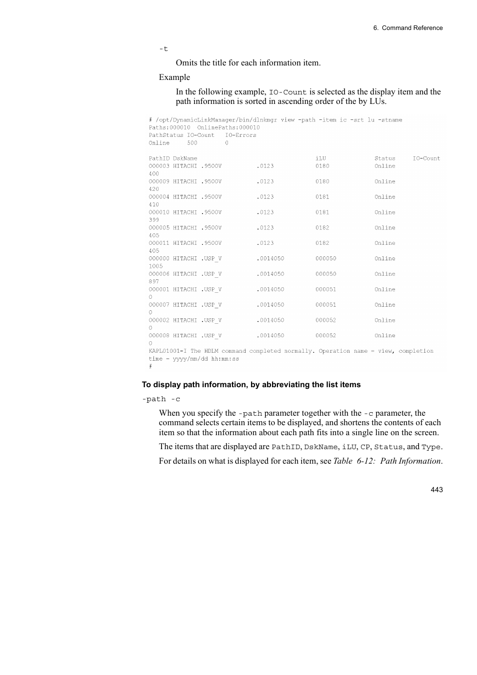 HP Hitachi Dynamic Link Manager Software User Manual | Page 467 / 746
