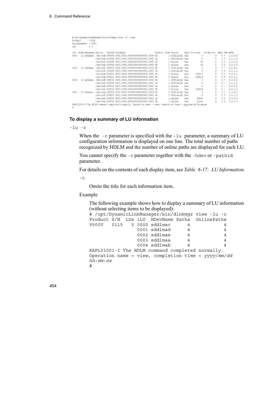 HP Hitachi Dynamic Link Manager Software User Manual | Page 478 / 746