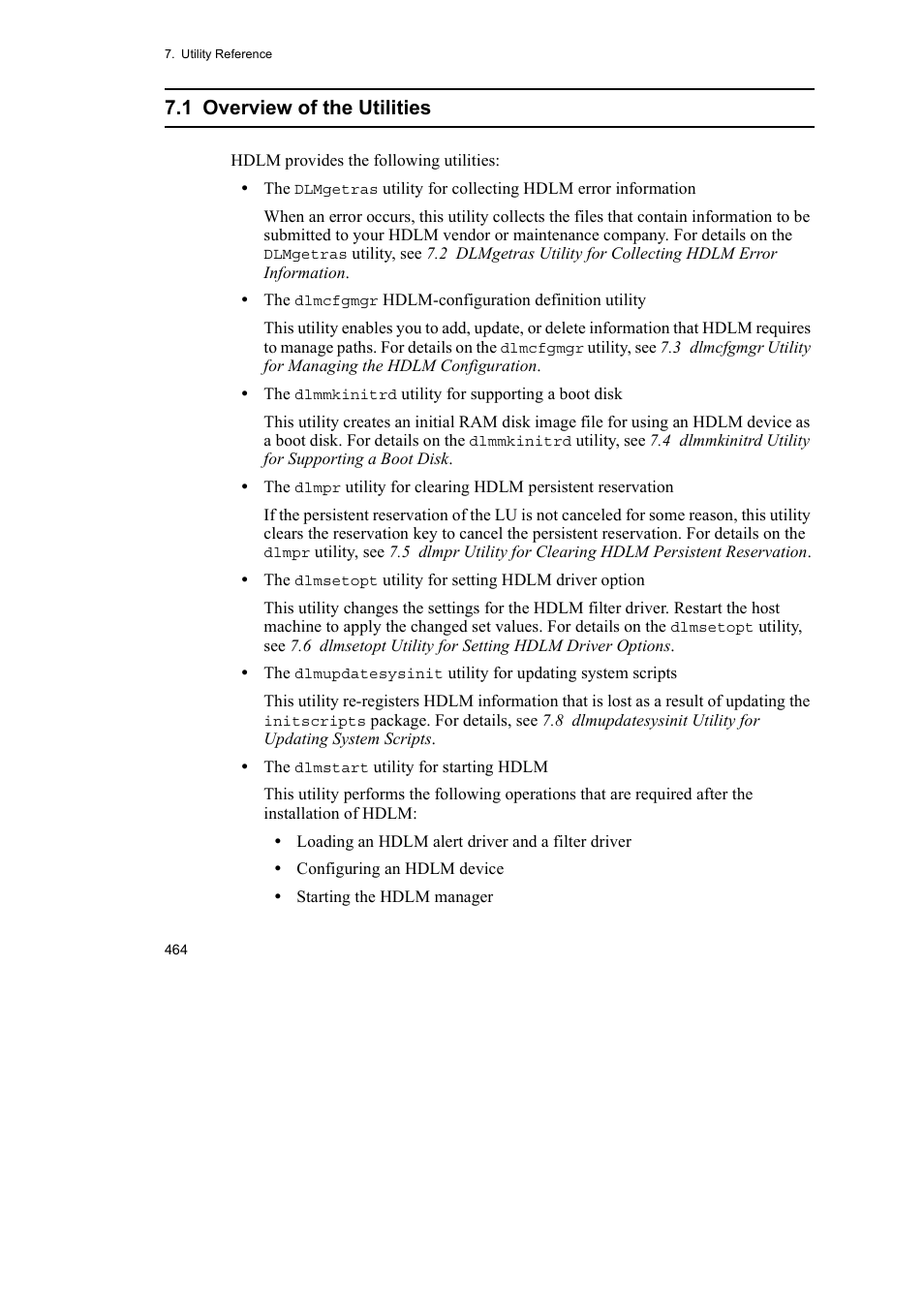 1 overview of the utilities | HP Hitachi Dynamic Link Manager Software User Manual | Page 488 / 746