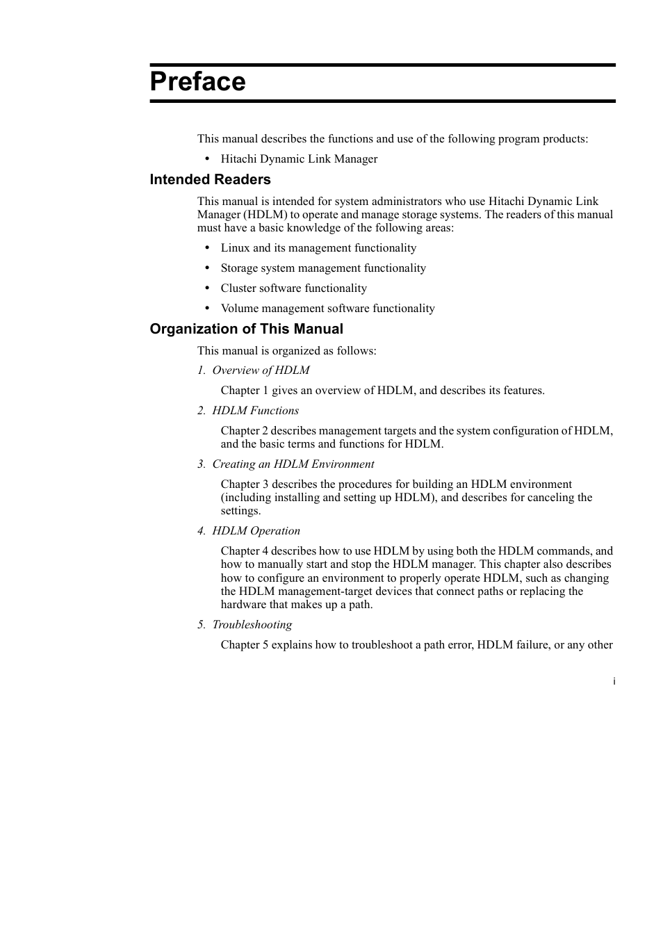 Preface | HP Hitachi Dynamic Link Manager Software User Manual | Page 5 / 746