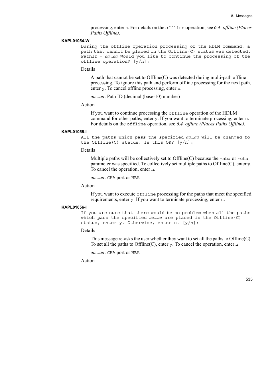 HP Hitachi Dynamic Link Manager Software User Manual | Page 559 / 746