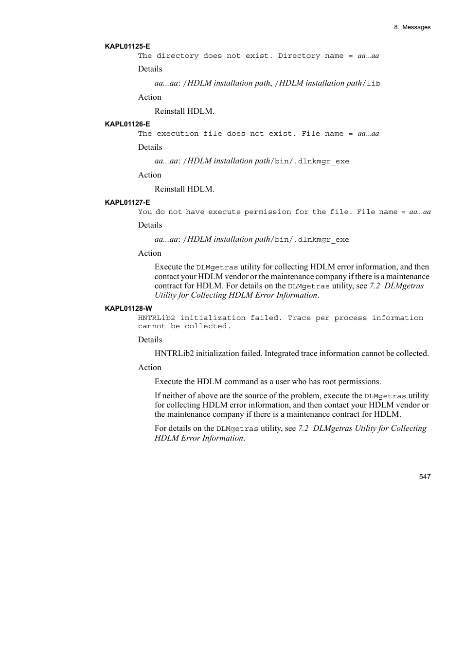 HP Hitachi Dynamic Link Manager Software User Manual | Page 571 / 746