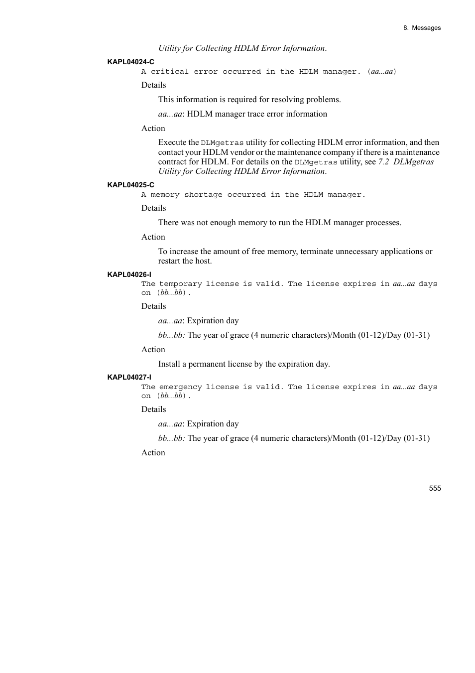 HP Hitachi Dynamic Link Manager Software User Manual | Page 579 / 746