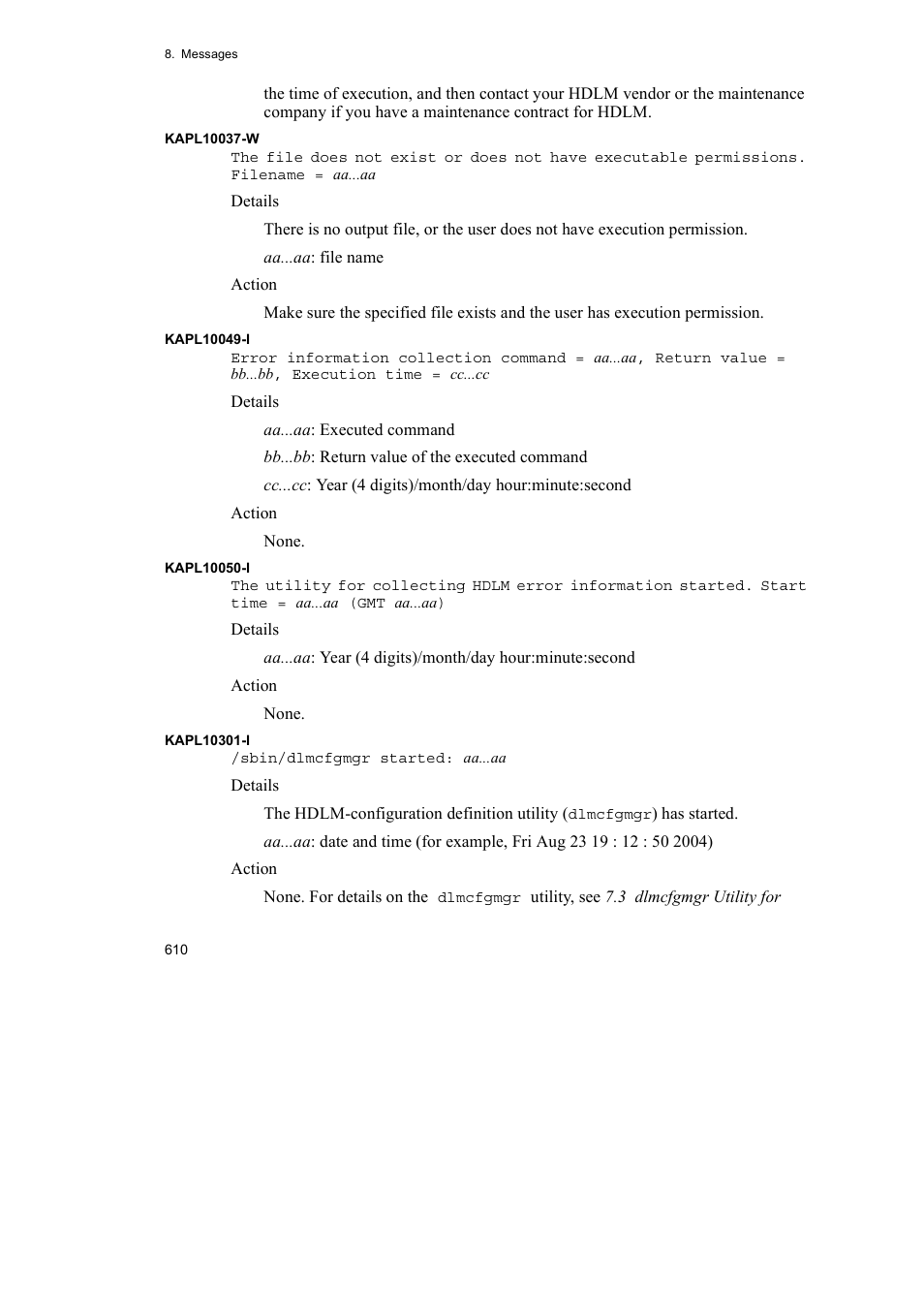 HP Hitachi Dynamic Link Manager Software User Manual | Page 634 / 746
