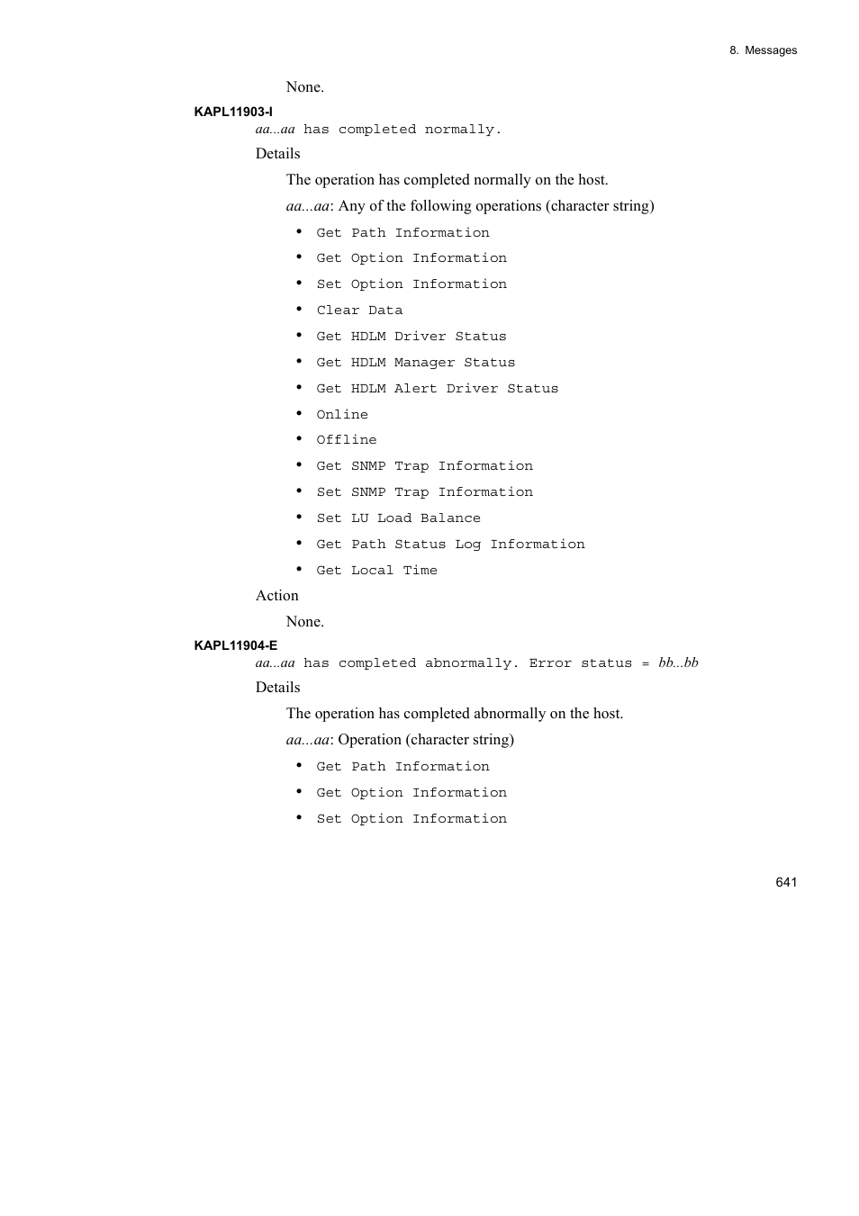 HP Hitachi Dynamic Link Manager Software User Manual | Page 665 / 746