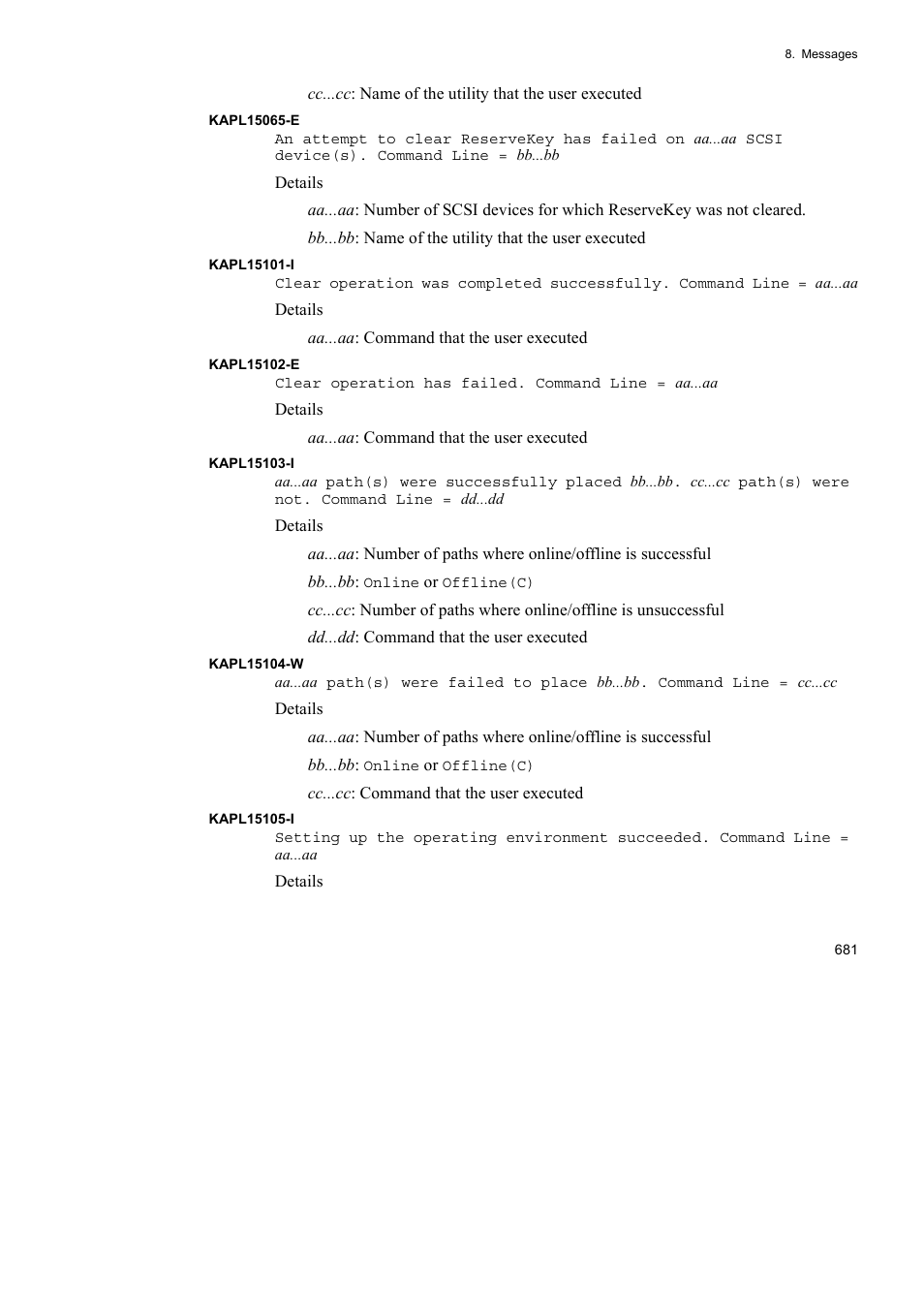 HP Hitachi Dynamic Link Manager Software User Manual | Page 705 / 746