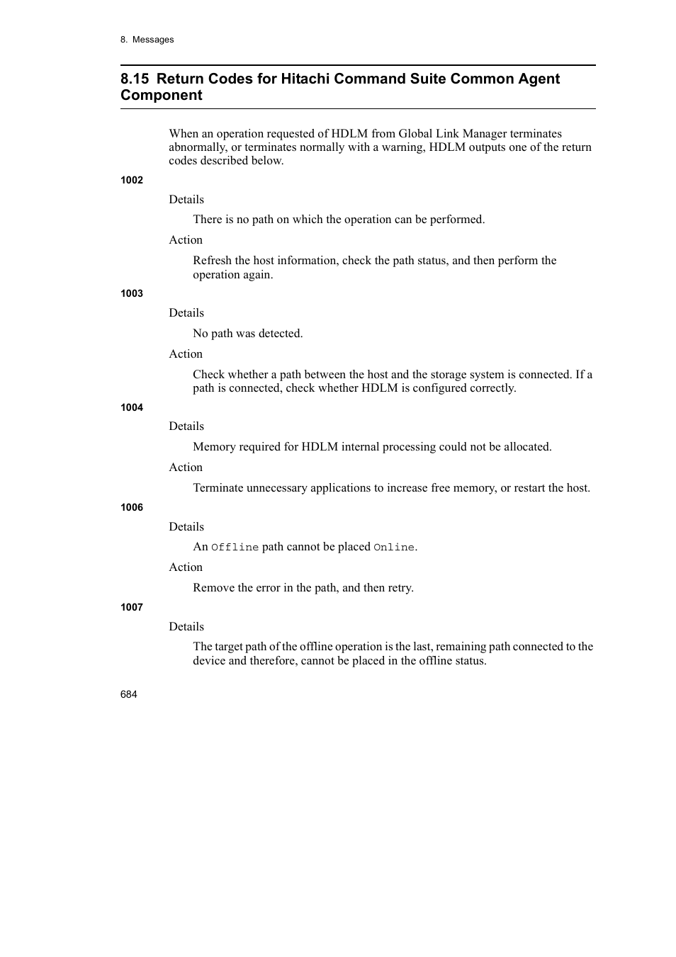 HP Hitachi Dynamic Link Manager Software User Manual | Page 708 / 746