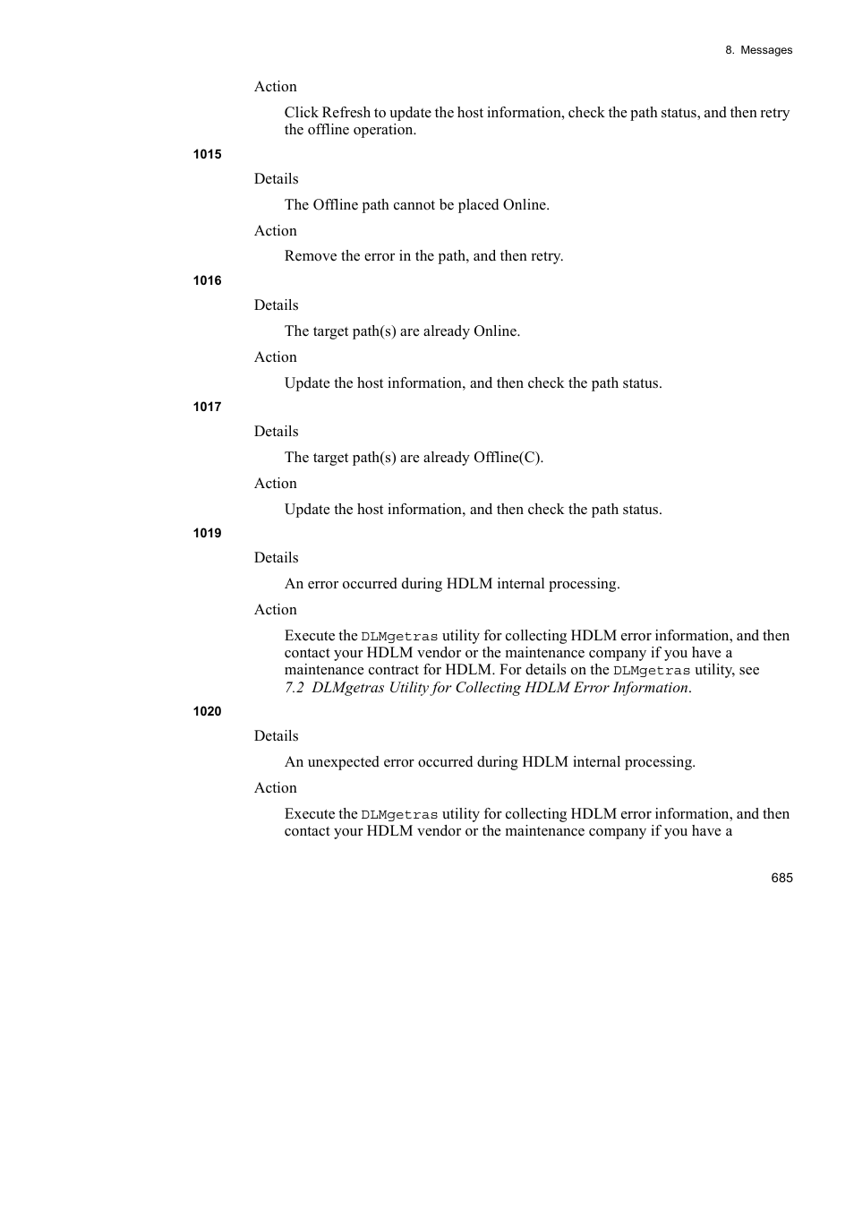 HP Hitachi Dynamic Link Manager Software User Manual | Page 709 / 746