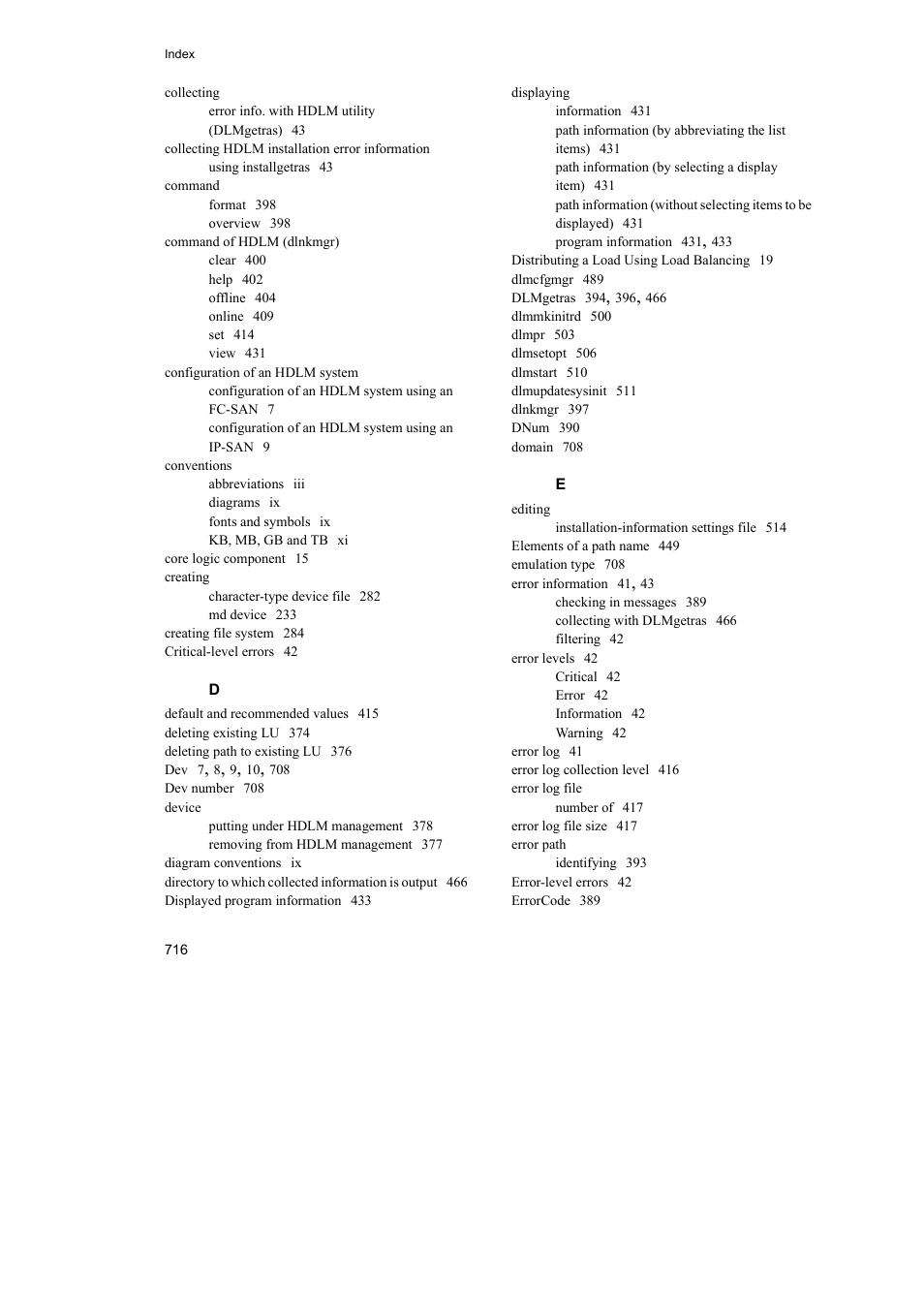 HP Hitachi Dynamic Link Manager Software User Manual | Page 740 / 746