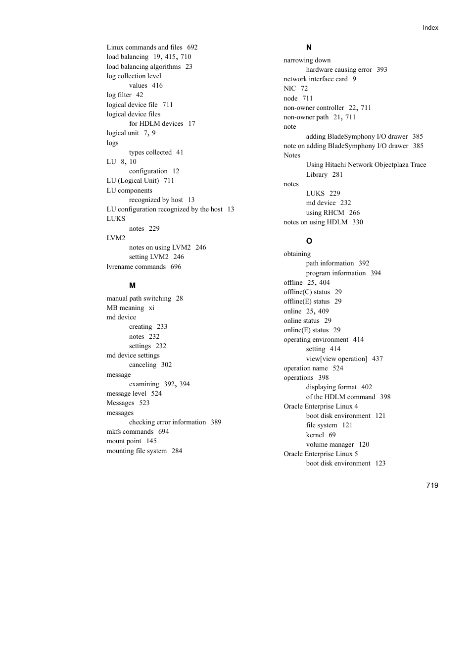 HP Hitachi Dynamic Link Manager Software User Manual | Page 743 / 746