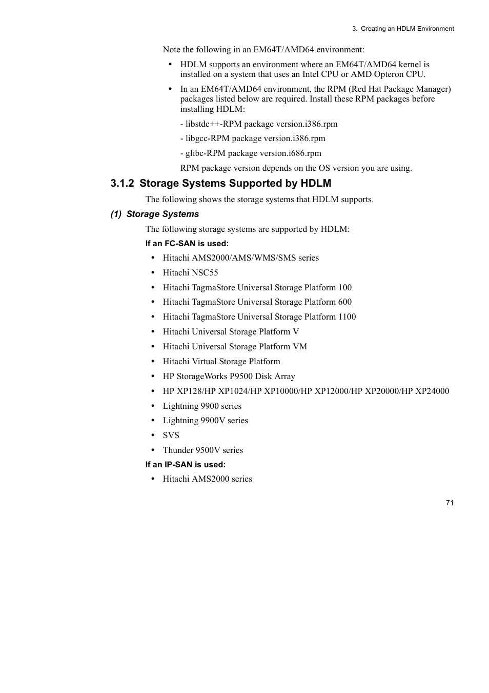 2 storage systems supported by hdlm | HP Hitachi Dynamic Link Manager Software User Manual | Page 95 / 746