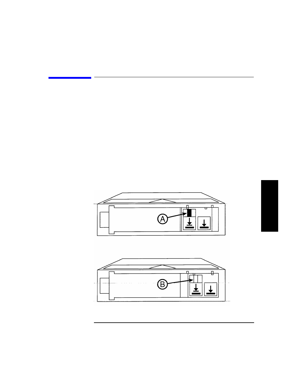 Write-protecting tape cartridges | HP Surestore 2.28 Tape Library User Manual | Page 43 / 110