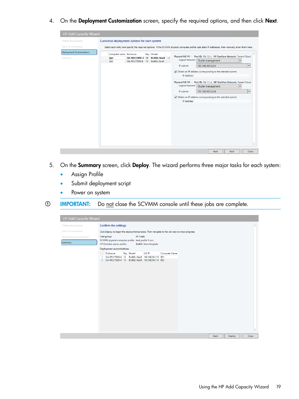 HP OneView for Microsoft System Center User Manual | Page 19 / 29