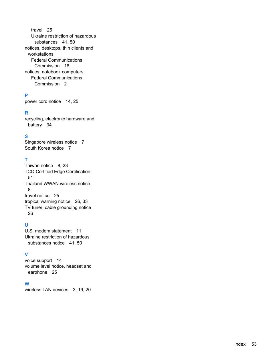 HP 18-5021 All-in-One Desktop PC User Manual | Page 61 / 61