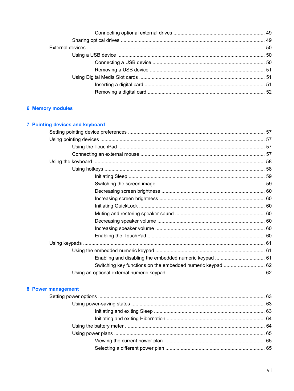 HP Pavilion dm1-2001au Entertainment Notebook PC User Manual | Page 7 / 113