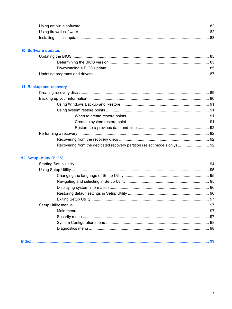 HP Pavilion dm1-2001au Entertainment Notebook PC User Manual | Page 9 / 113