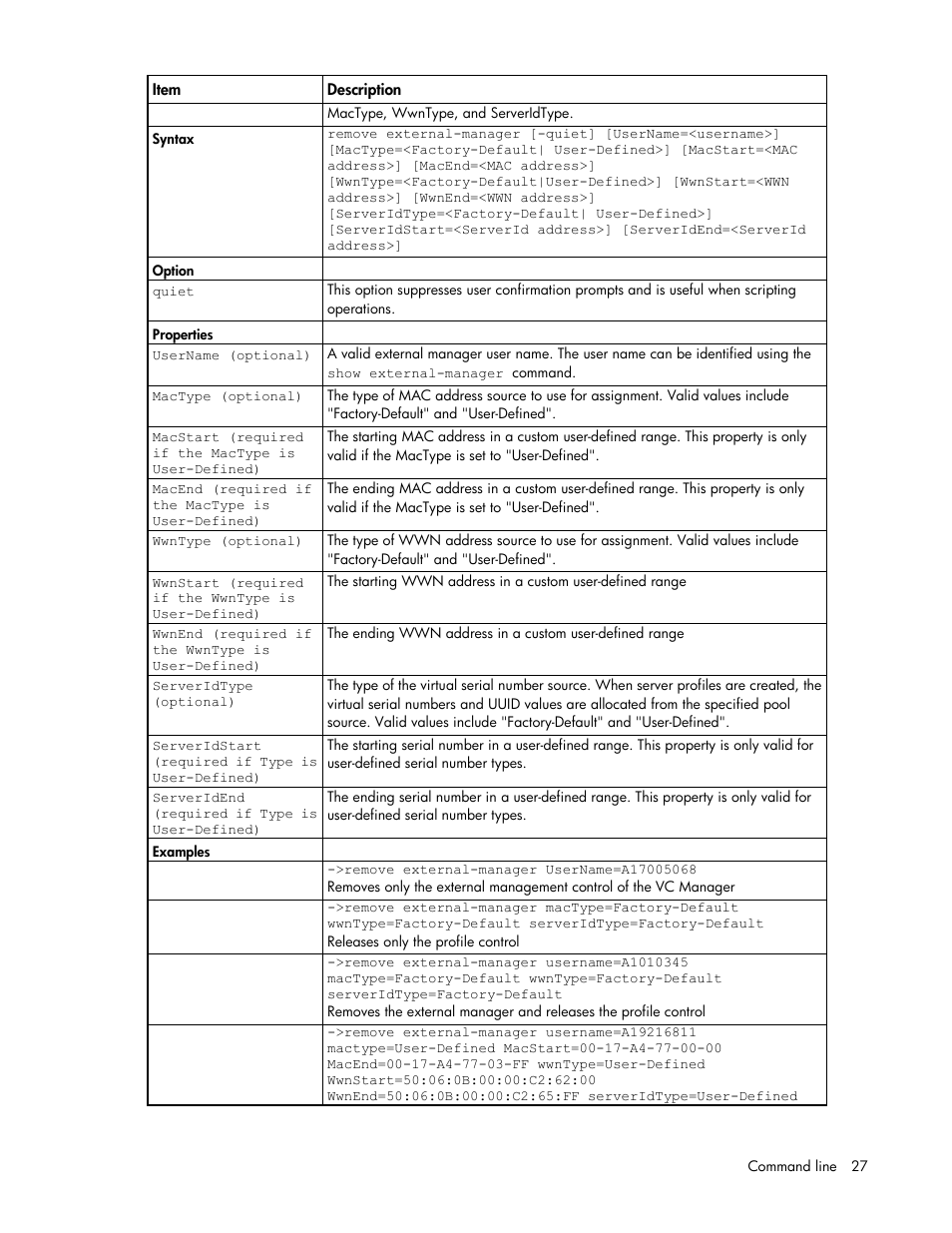 HP Virtual Connect 4Gb Fibre Channel Module for c-Class BladeSystem User Manual | Page 27 / 131