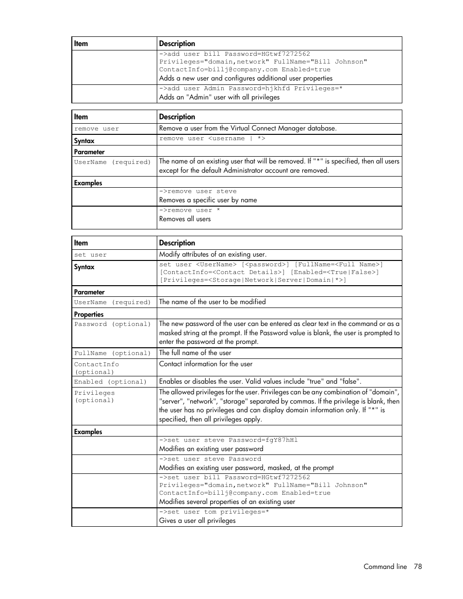 HP Virtual Connect 4Gb Fibre Channel Module for c-Class BladeSystem User Manual | Page 78 / 131