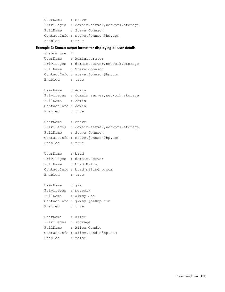 HP Virtual Connect 4Gb Fibre Channel Module for c-Class BladeSystem User Manual | Page 83 / 131