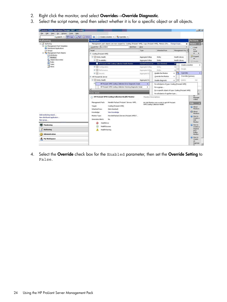 HP OneView for Microsoft System Center User Manual | Page 24 / 95