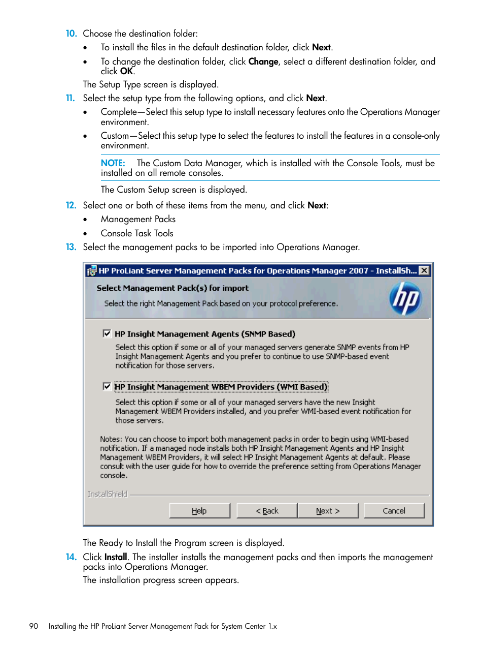 HP OneView for Microsoft System Center User Manual | Page 90 / 95