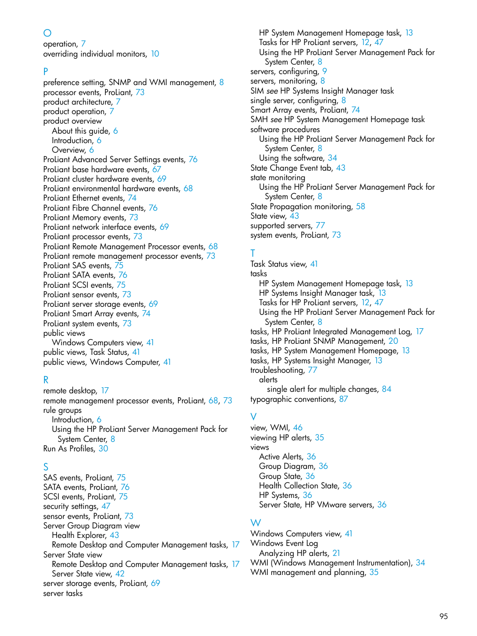 HP OneView for Microsoft System Center User Manual | Page 95 / 95