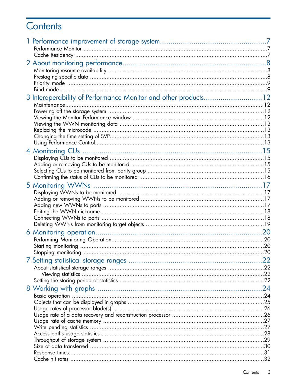 HP XP P9500 Storage User Manual | Page 3 / 157