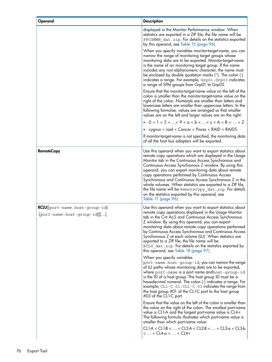 HP XP P9500 Storage User Manual | Page 76 / 157