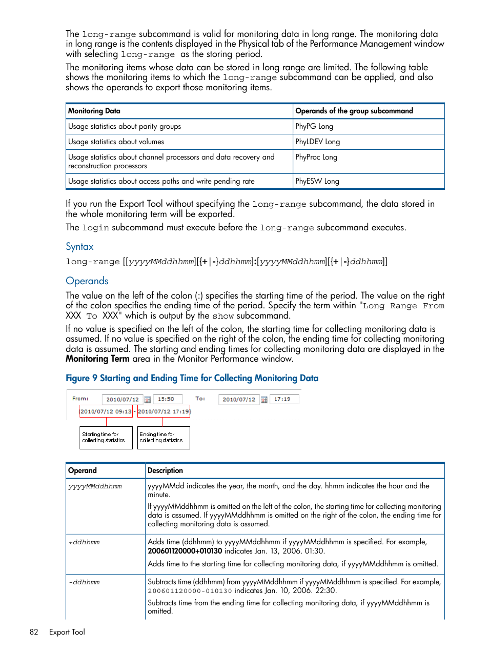 Syntax, Operands | HP XP P9500 Storage User Manual | Page 82 / 157