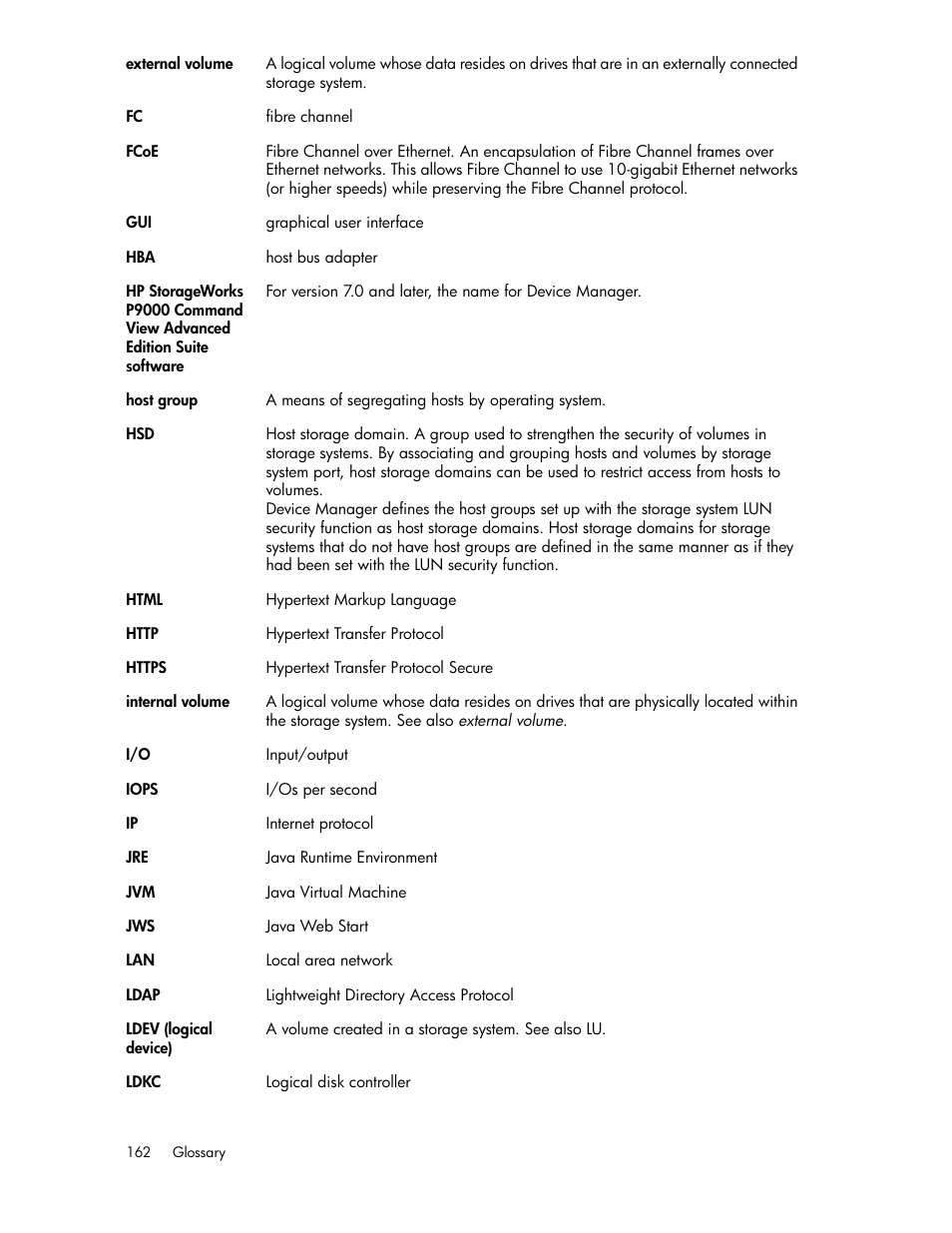HP XP P9000 Command View Advanced Edition Software User Manual | Page 162 / 170