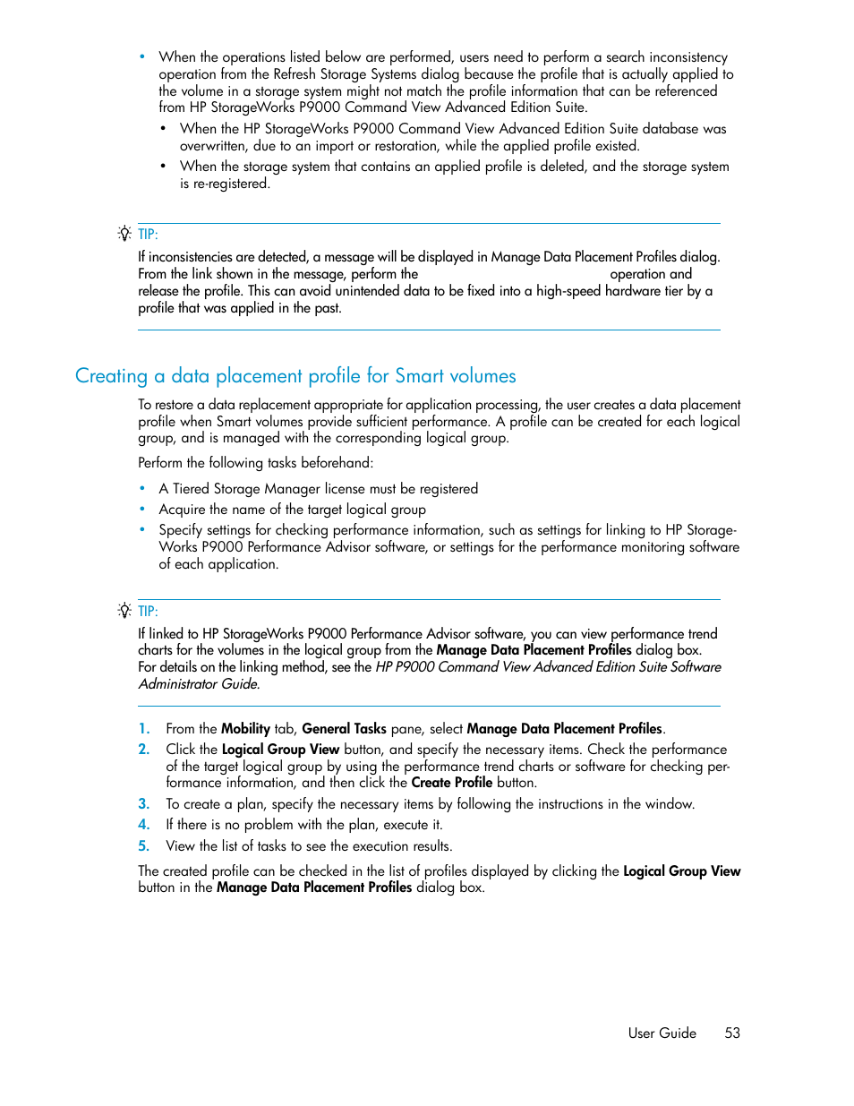 HP XP P9000 Command View Advanced Edition Software User Manual | Page 53 / 170