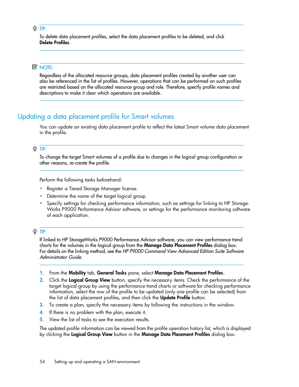 HP XP P9000 Command View Advanced Edition Software User Manual | Page 54 / 170