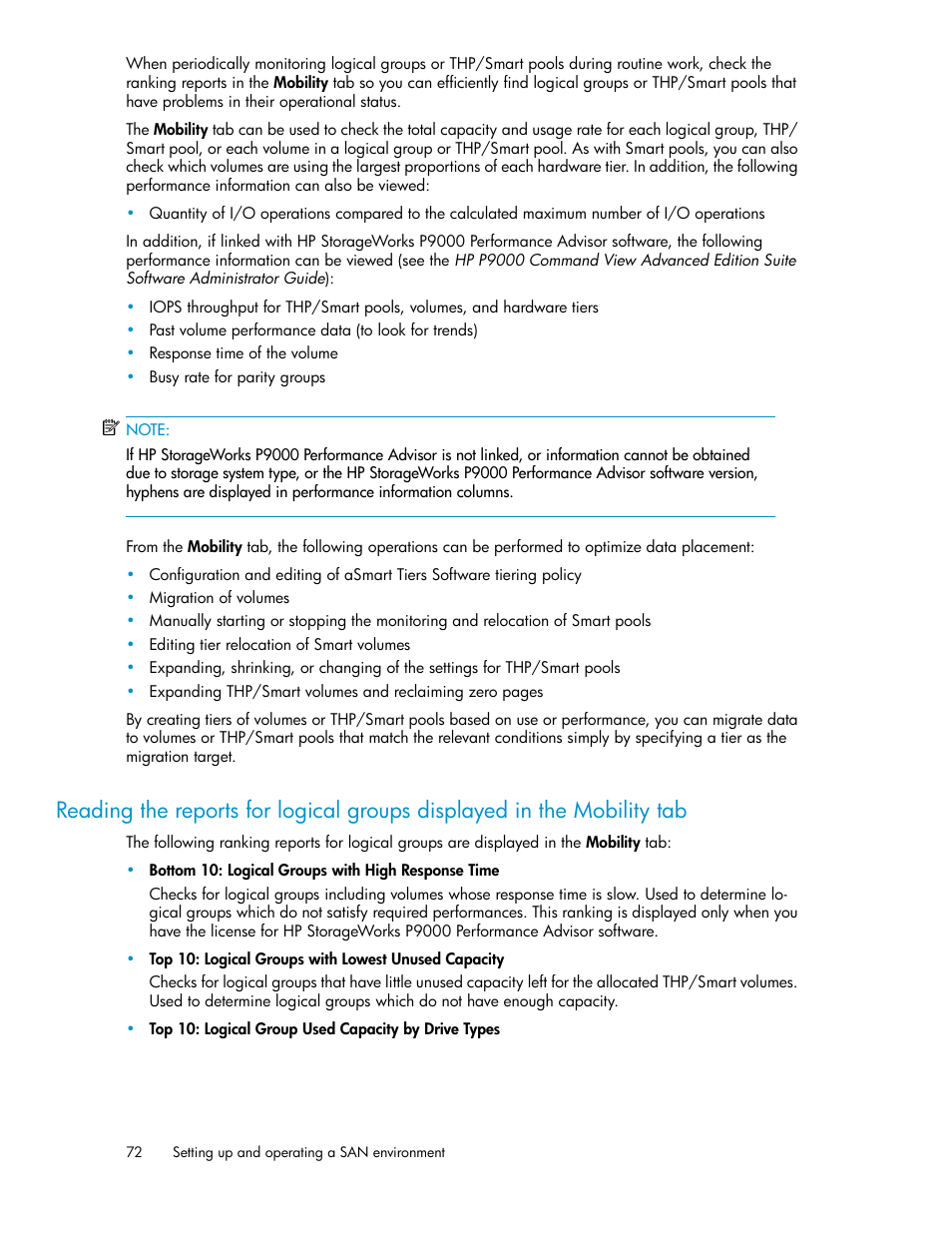 HP XP P9000 Command View Advanced Edition Software User Manual | Page 72 / 170