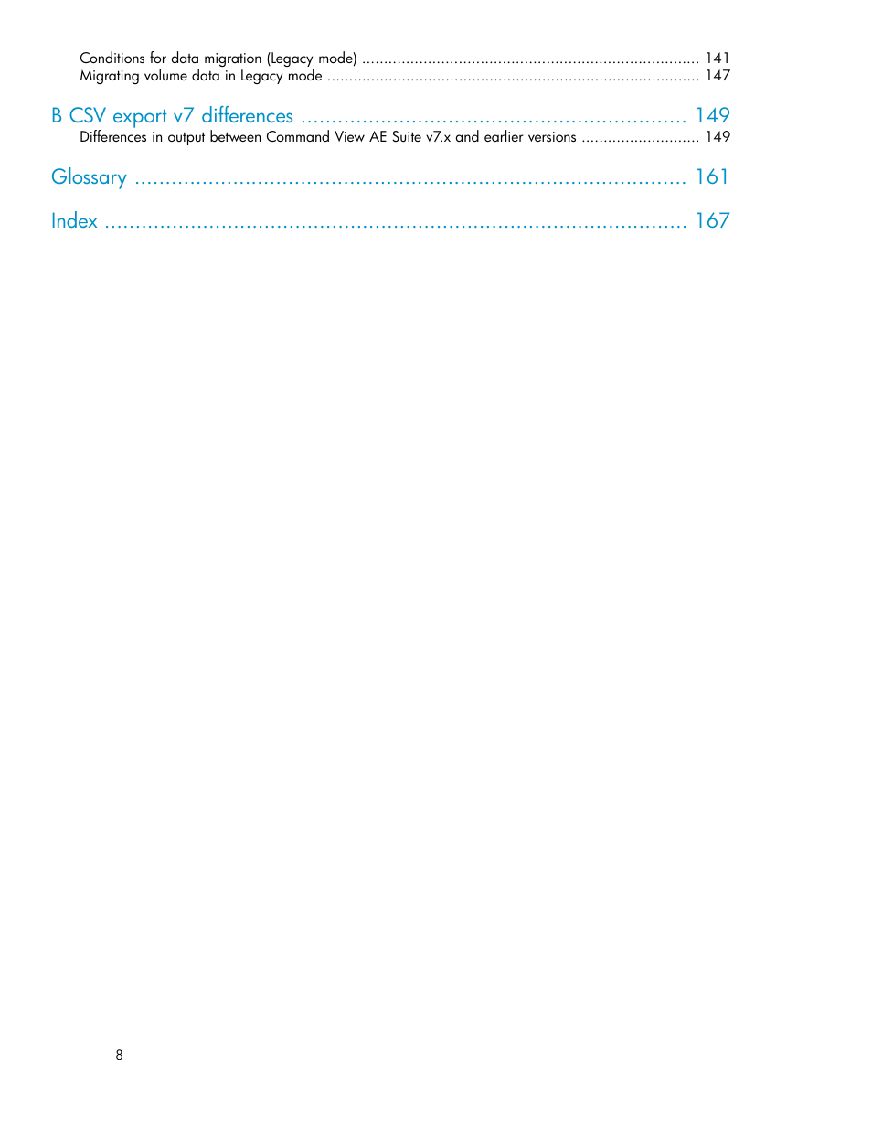 HP XP P9000 Command View Advanced Edition Software User Manual | Page 8 / 170