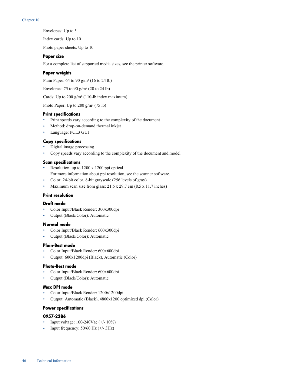 HP Deskjet 3050A User Manual | Page 48 / 58